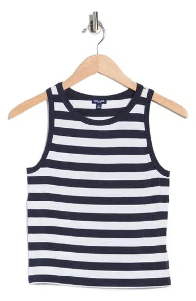 Splendid Lulu Stripe Tank In Black