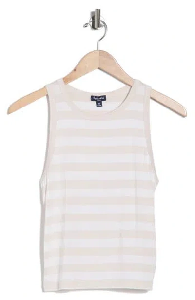 Splendid Lulu Stripe Tank In Neutral
