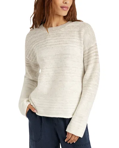 Splendid Lydia Ombre Crewneck Sweater In Brown