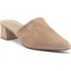 Splendid Lyn Suede Mule Heel In Ermine
