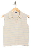Splendid Lyon Sleeveless Polo Sweater