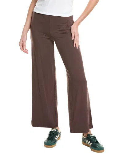 Splendid Lyr By  Everywhere Cashmere-blend Wide Leg Pant In Brown