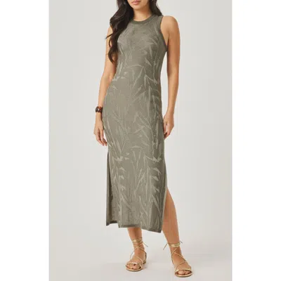 Splendid Mabel Sleeveless Midi Sweater Dress In Green