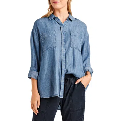 SPLENDID SPLENDID MACIE CHAMBRAY BUTTON-UP SHIRT