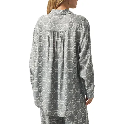 Splendid Mackenzie Paisley Print Blouse In Soft Vob Sun Print