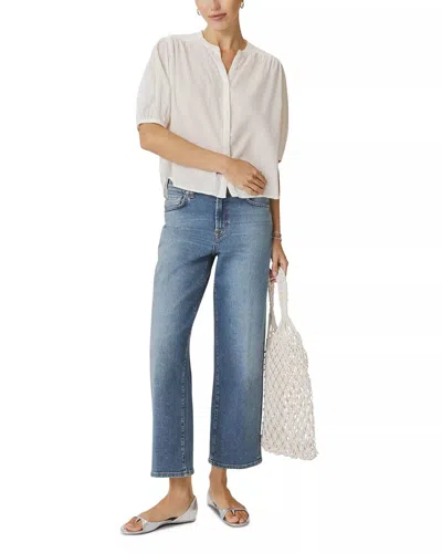Splendid Madelyn Blouse In Optic White