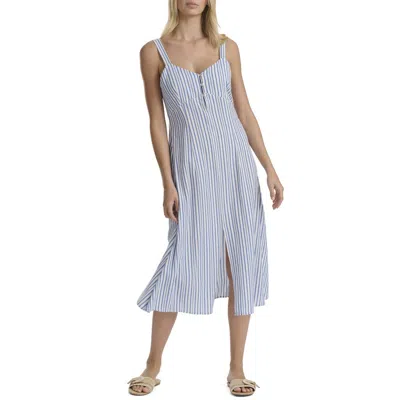 Splendid Madelyn Striped Midi Dress In Multi