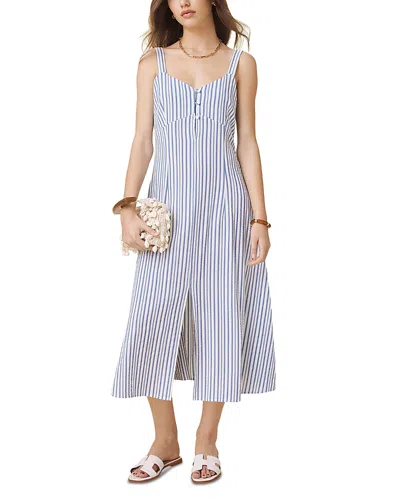 Splendid Madelyn Striped Midi Dress In Multi