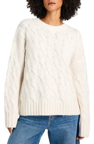 Splendid Maeve Cable Knit Sweater In Multi