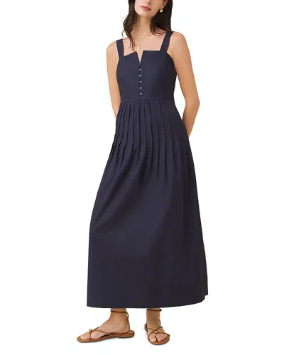 Splendid Maggie Sleeveless Maxi Dress In Blue