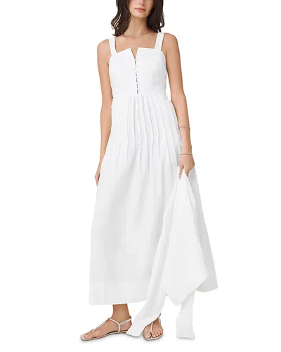 Splendid Maggie Sleeveless Maxi Dress In White