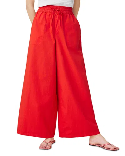 Splendid Mallory Poplin Pants In Red