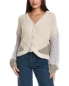 Splendid Margo Alpaca & Wool-blend Cardigan In Neutral