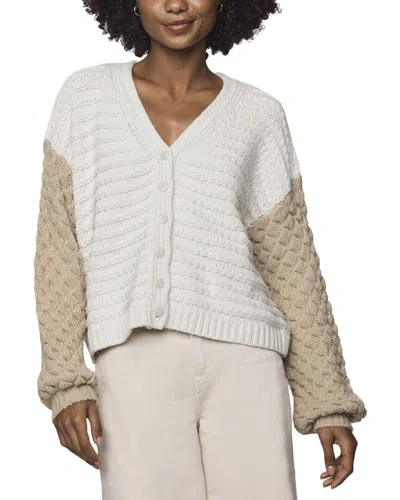 Splendid Maria Bobble Alpaca-blend Cardigan In Neutral