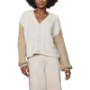 Splendid Maria Bobble Cardigan In White