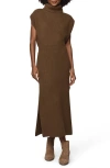 Splendid Marigold Maxi Sweater Dress In Brown