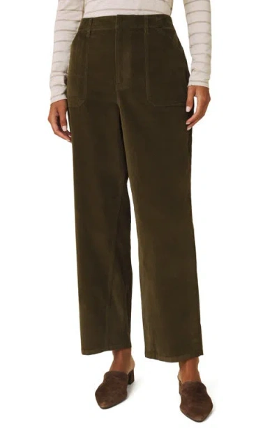 Splendid Marissa Stretch Cotton Corduroy Pants In Green