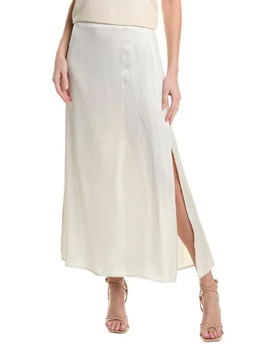 Splendid Marlowe Satin Slip Skirt In Brown