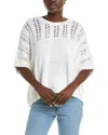 Splendid Mason Mixed Knit Short Sleeve Sweater
