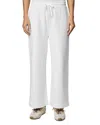 Splendid Matilda Wide Leg Terry Pants In White