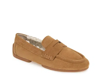 Splendid Maxi Penny Loafer In Brown