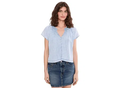 Splendid Meadow Indigo Blouse In Blue