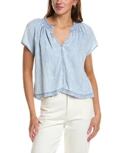 Splendid Meadow Indigo Blouse In Blue