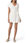 Splendid Melanie Belted Linen Minidress