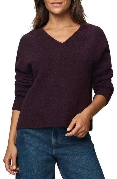 Splendid Melina Relaxed Fit Wool Blend Sweater In Brown