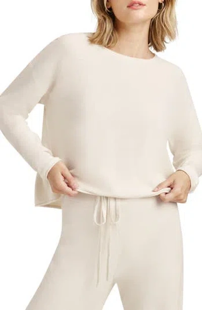 Splendid Michelle Cotton & Silk Blend Sweater In Neutral