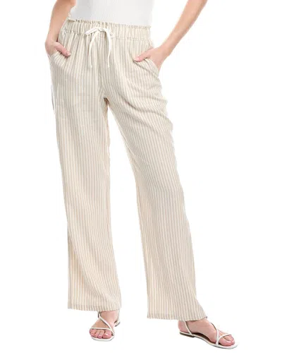 Splendid Monaco Linen-blend Pant In Neutral