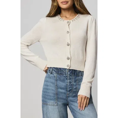Splendid Montana Crystal Embellished Cardigan In Neutral
