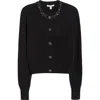 Splendid Montana Crystal Embellished Cardigan In Black
