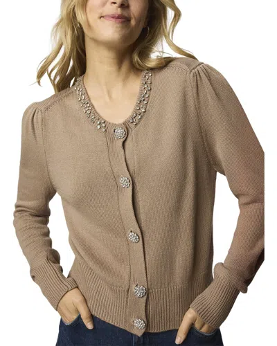 Splendid Montana Wool-blend Cardigan In Brown