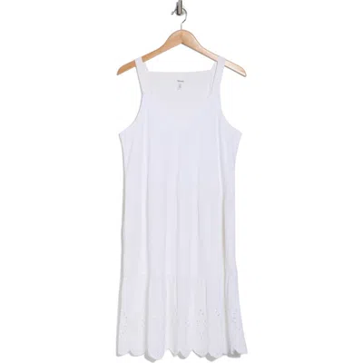 Splendid Napa Cotton Eyelet Sundress In Blue