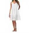 Splendid Napa Eyelet Dress In White In White