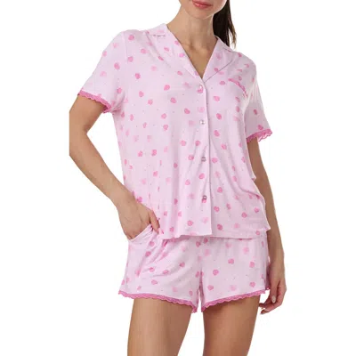 Splendid Notch Collar Short Pajamas