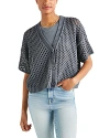 Splendid Nova Pointelle Cardigan In Storm