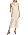 Splendid Nova Pointelle Sweaterdress In Brown