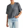 Splendid Nova Pointelle Cardigan In Storm