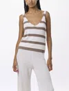 Splendid Octavia Sweater Tank Top In Pine Bark Stripe In Multi