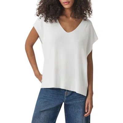 Splendid Octavia V-neck Short Sleeve Sweater