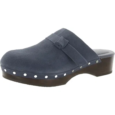 Splendid Olive Womens Suede Mule Mule Sandals In Multi