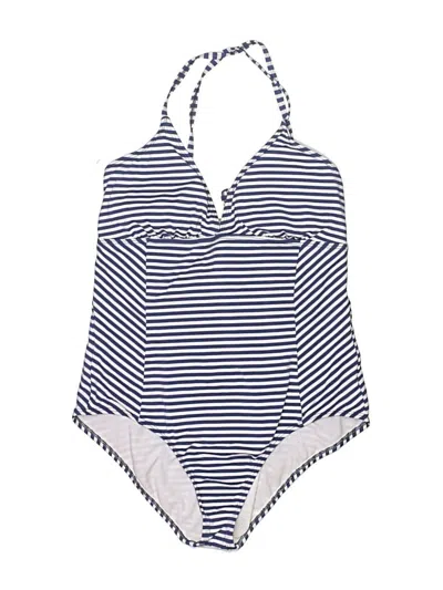 Pre-owned Splendid One Piece Swimsuit In Blue