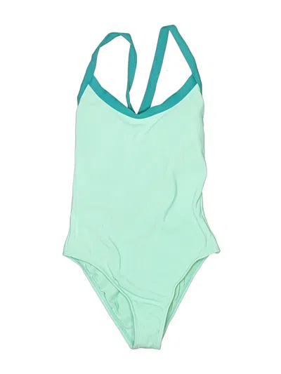 Pre-owned Splendid One Piece Swimsuit In Green