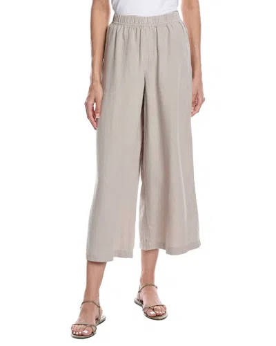 Splendid Palazzo Linen-blend Pant In Gray