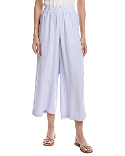 Splendid Palazzo Linen-blend Pant In Purple