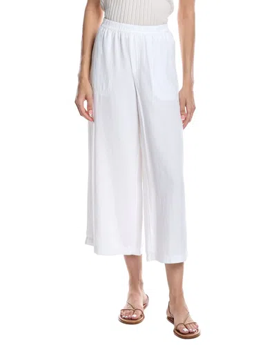 Splendid Palazzo Linen-blend Pant In Metallic