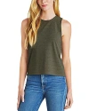 Splendid Palmer Pointelle Tank In Olive