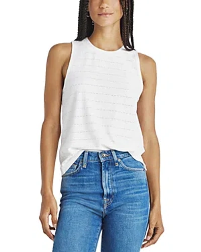 Splendid Palmer Pointelle Tank Top In White